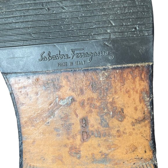 Salvatore Ferragamo Leather Horsebit Loafers 9D main image 5